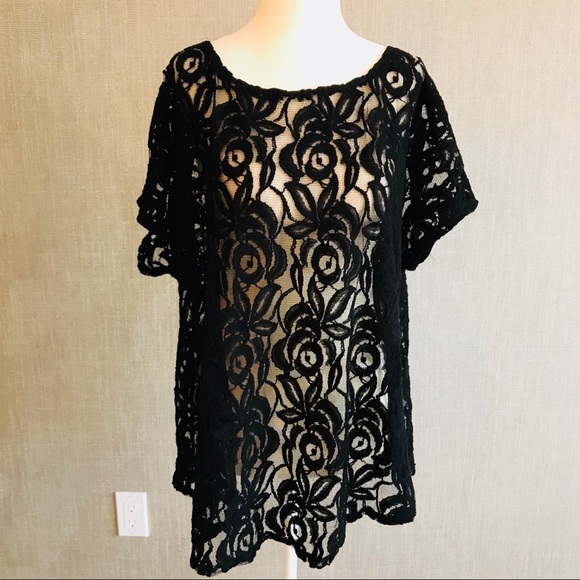 lane bryant lace top